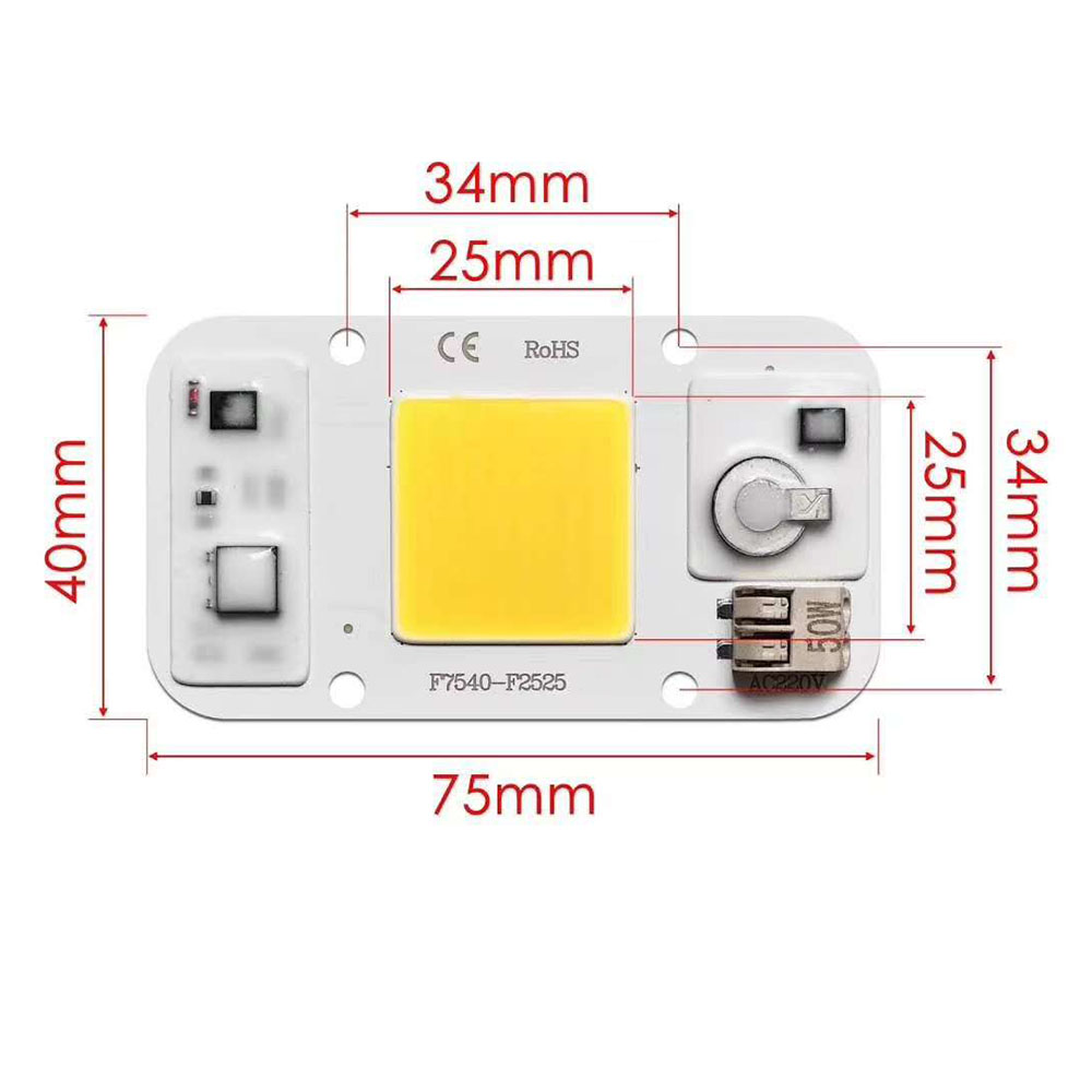 LED COB RGB Chip 50W AC220V No - огляд і ціна Plant Grow Light Full Spectrum