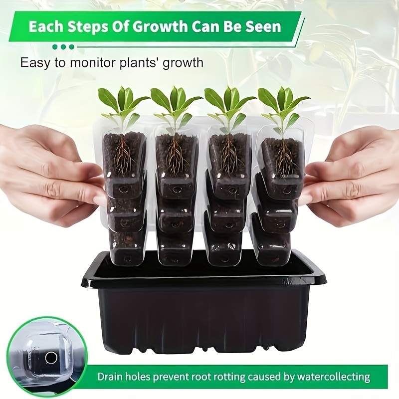 1/2/3-Pack 12/24/36-Cell Seed  - огляд і ціна Indoor Garden Kit